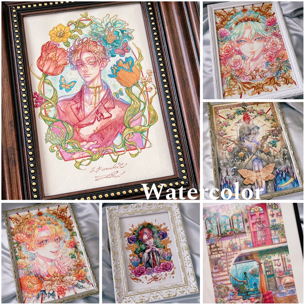原画 透明水彩
