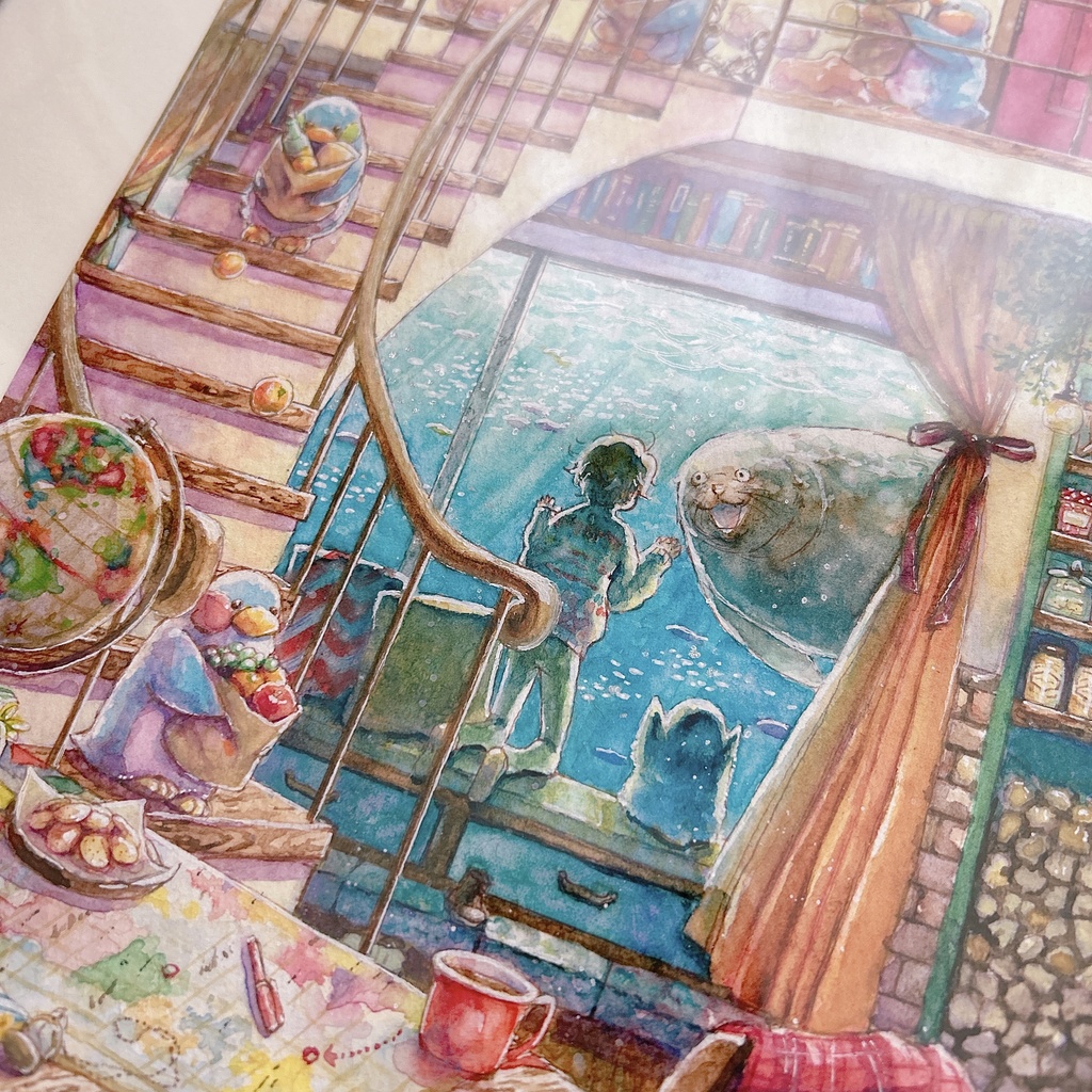 原画 透明水彩
