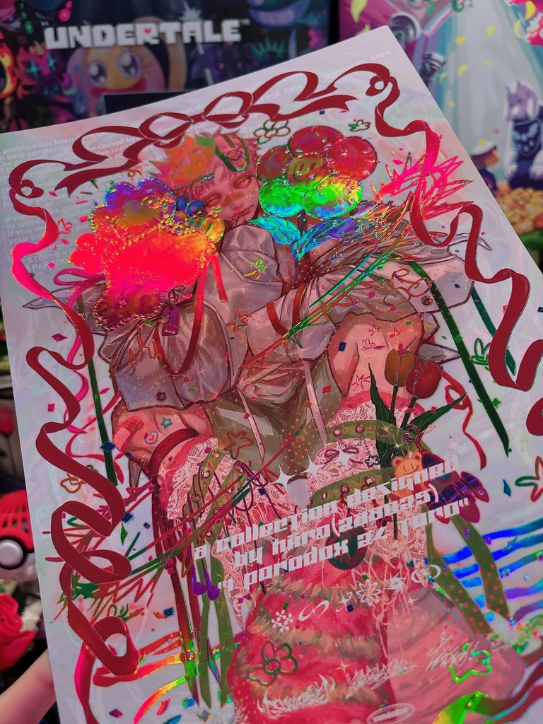 【New!!】ナンバリングステッカー付き きらきら版画