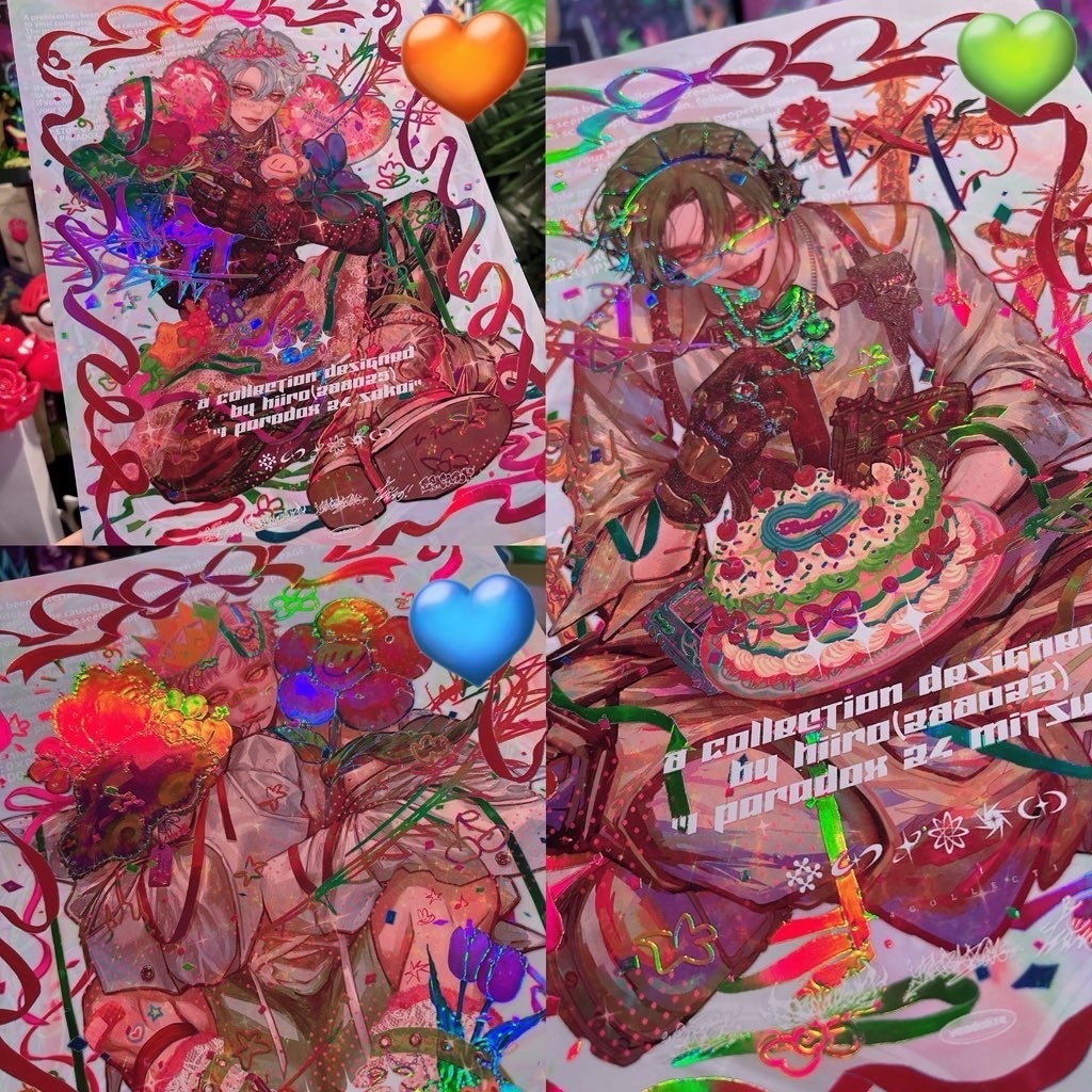 【New!!】ナンバリングステッカー付き きらきら版画