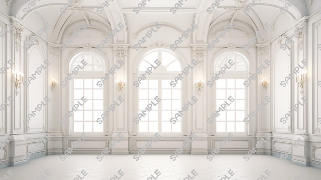 (お試し価格)TRPGやCoCにココフォリアで使える背景セット(白い高級感のある建物)