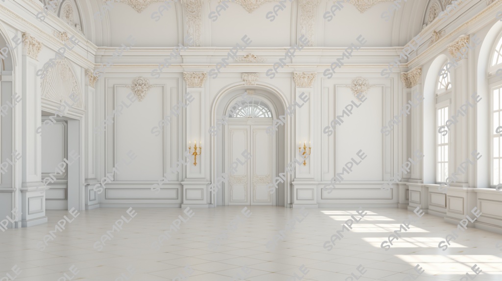 (お試し価格)TRPGやCoCにココフォリアで使える背景セット(白い高級感のある建物)