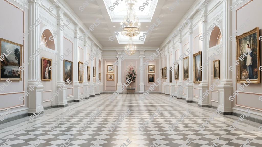 (お試し価格)TRPGやCoCにココフォリアで使える背景セット(白い高級感のある建物)