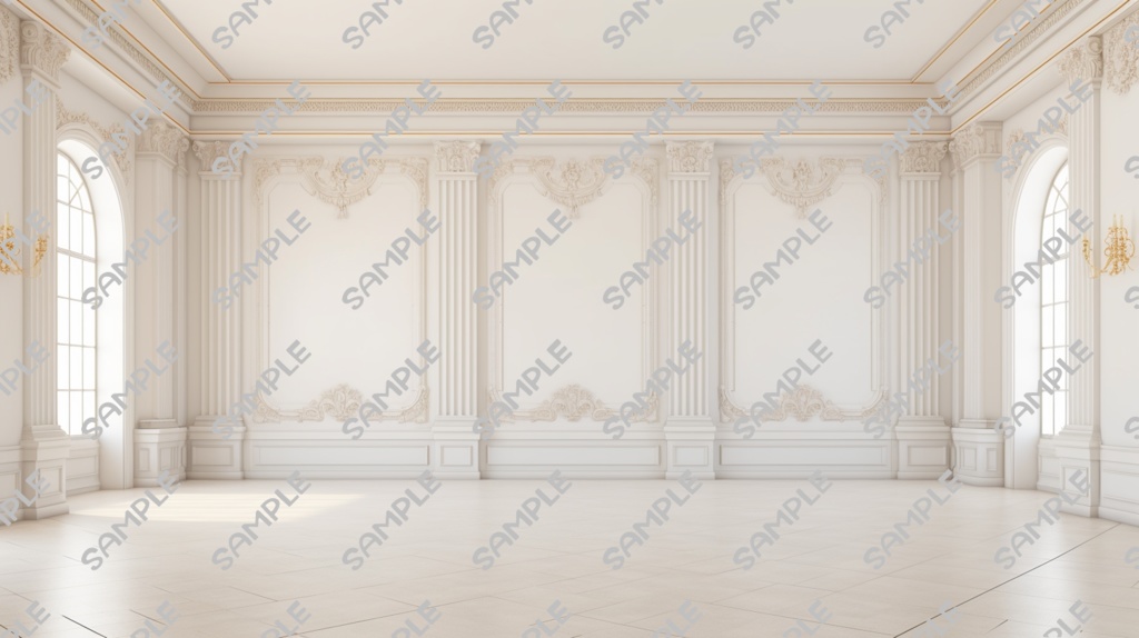 (お試し価格)TRPGやCoCにココフォリアで使える背景セット(白い高級感のある建物)