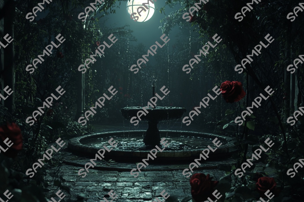 TRPGやCoCにココフォリアで使える背景セット(黒い高級感のある建物)