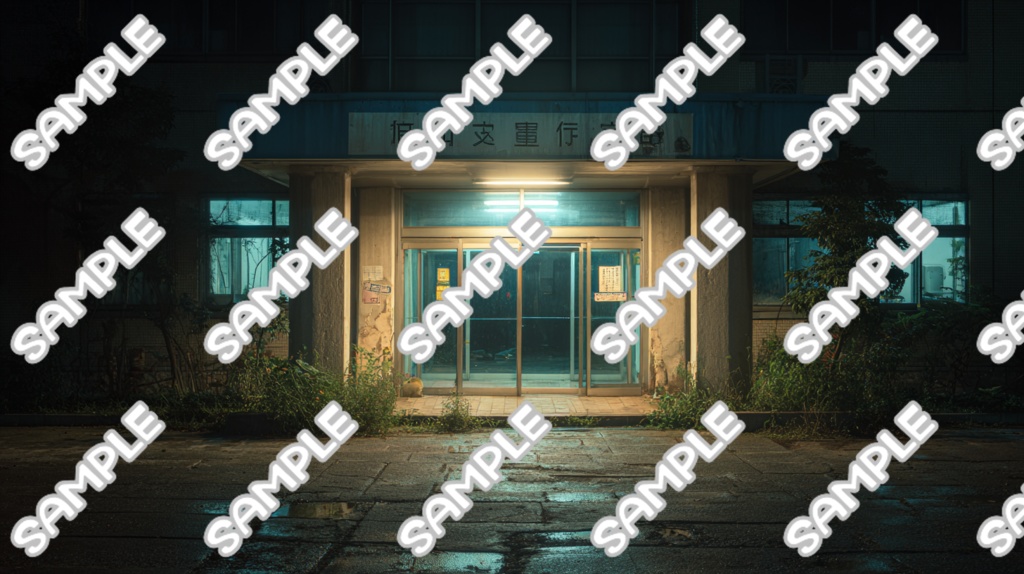 【TRPG用背景素材】CoCにココフォリアで使える背景セット(廃病院セット)