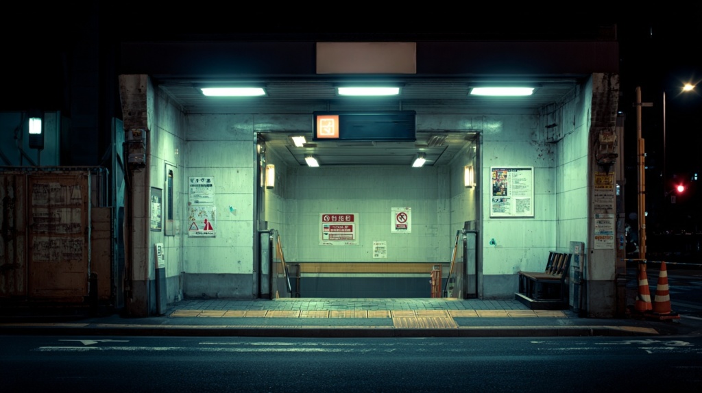 【TRPG用背景素材】CoCにココフォリアで使える背景セット(都心の地下鉄)