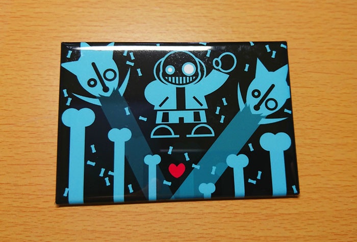 【Undertale】Sans戦 長方形缶バッジ