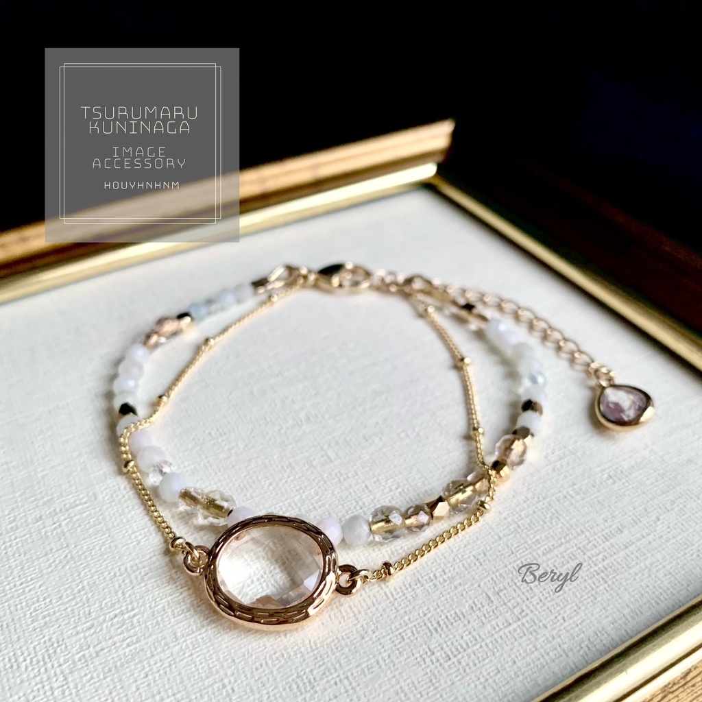 刀剣男士イメージ 天然石ビーズのブレスレット