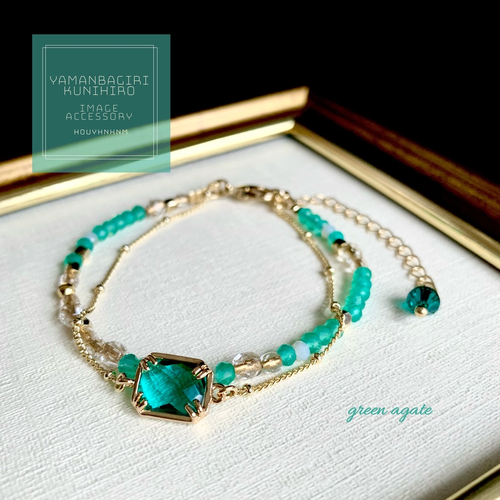 刀剣男士イメージ 天然石ビーズのブレスレット