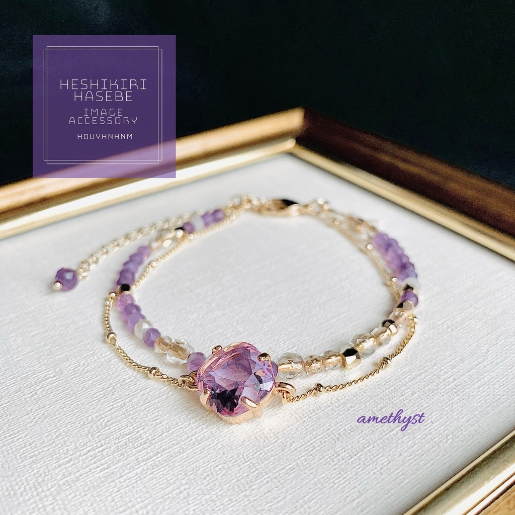 刀剣男士イメージ 天然石ビーズのブレスレット