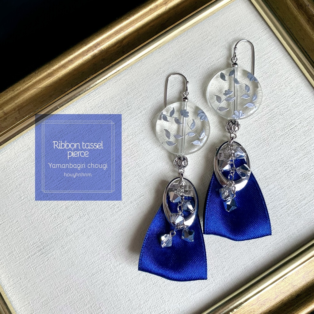 刀剣男士イメージ リボンタッセルのピアス