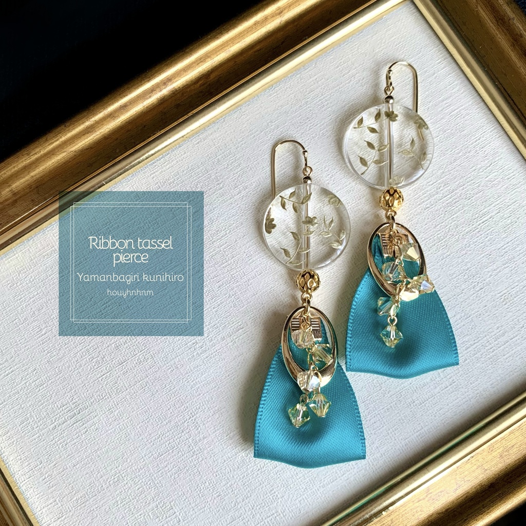 刀剣男士イメージ リボンタッセルのピアス