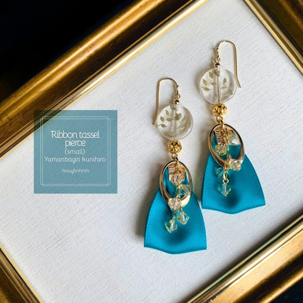 刀剣男士イメージ リボンタッセルのピアス