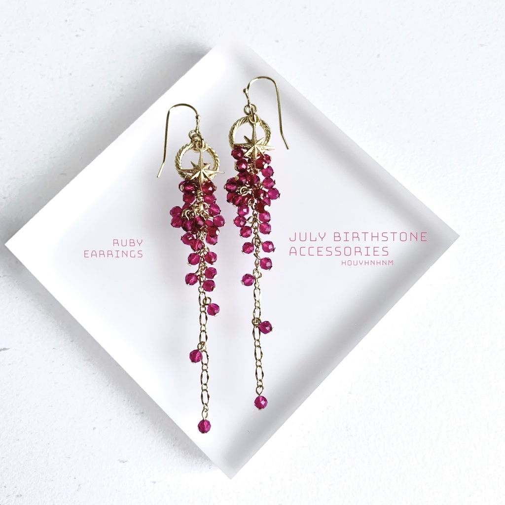 7月誕生石 ルビーのアクセサリー