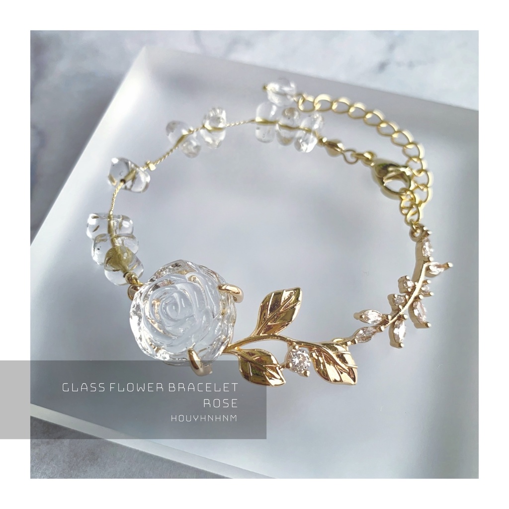 glass flower accessories