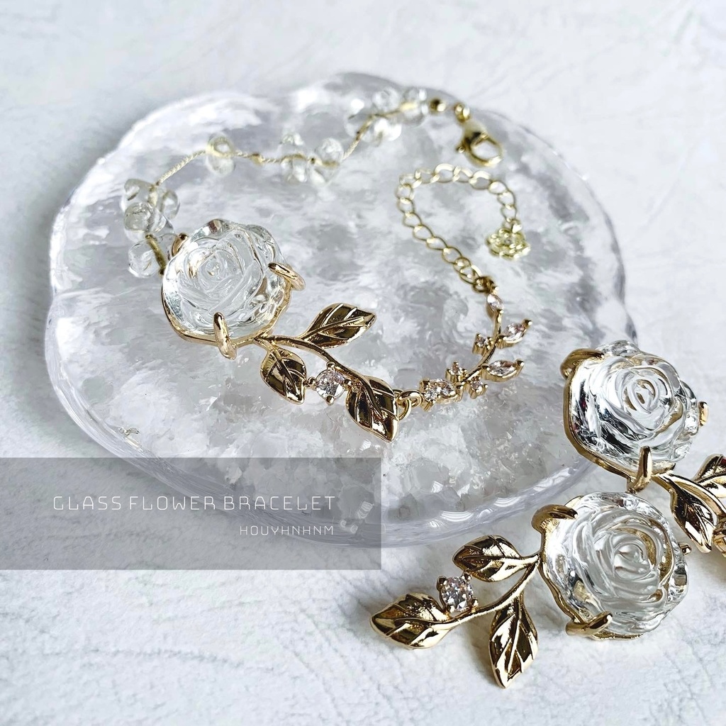 glass flower accessories