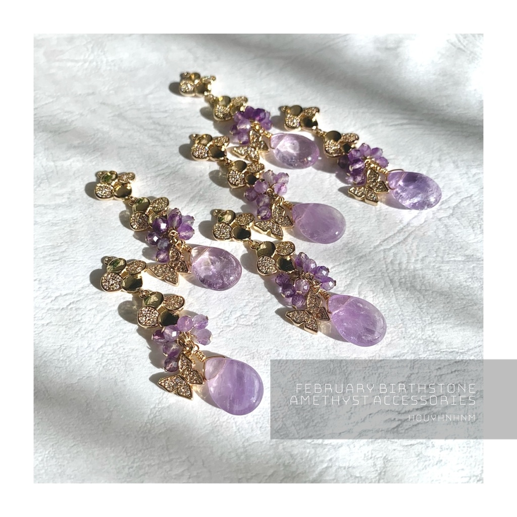 2月誕生石 アメジストのアクセサリー