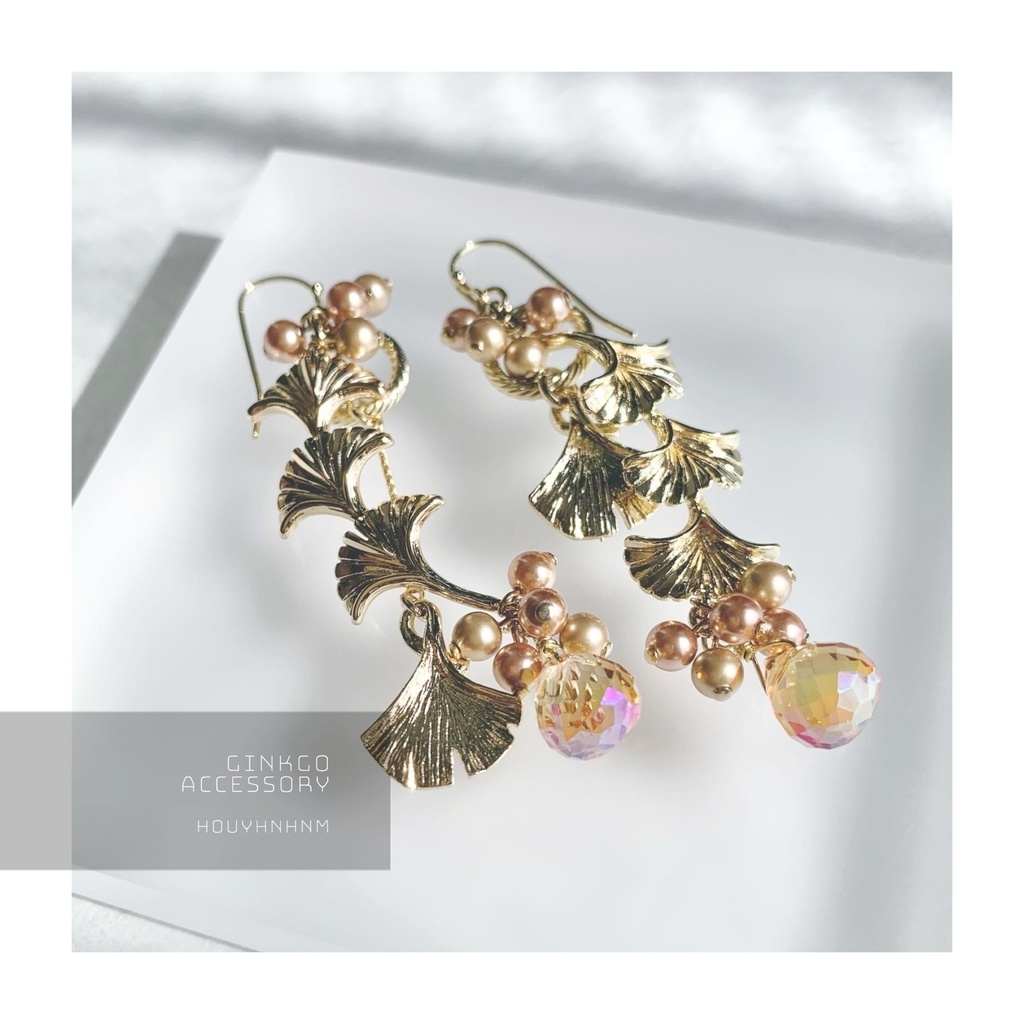 銀杏のピアス