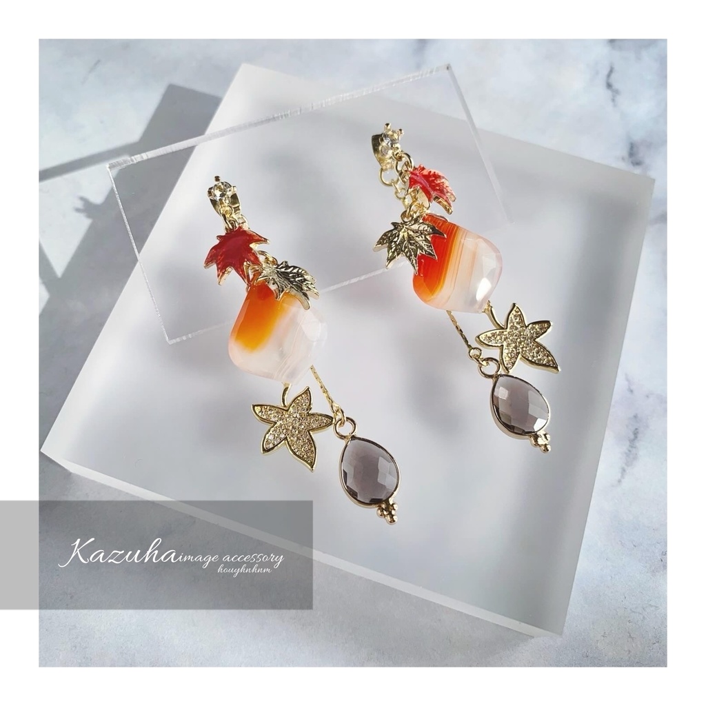 楓原万葉イメージ ピアス