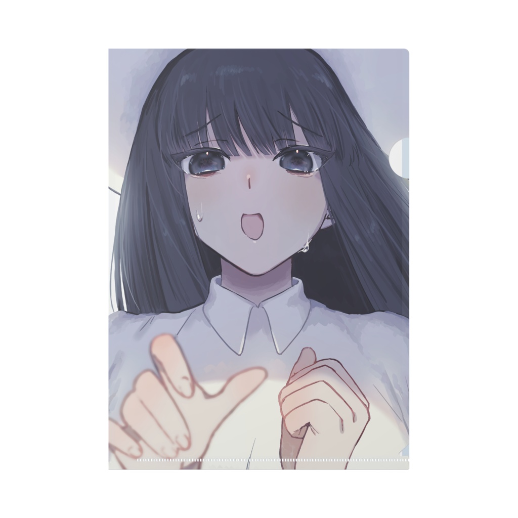 どきどき八尺様クリアファイル