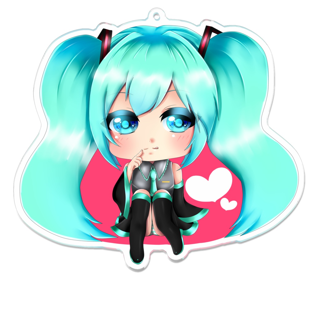 初音ミク　キーホルダー