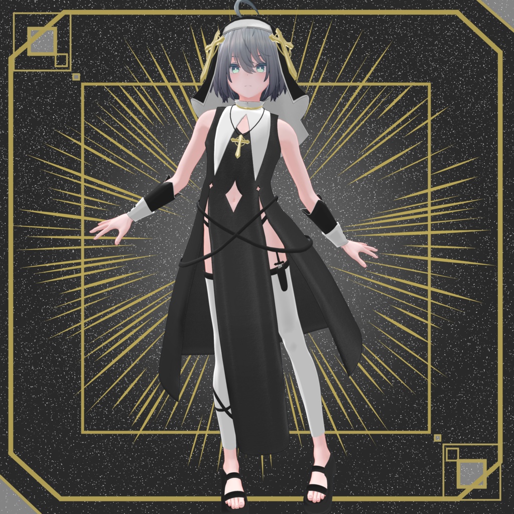 【2アバター&+Head対応】罪を許すシスター 6月まで200円OFF