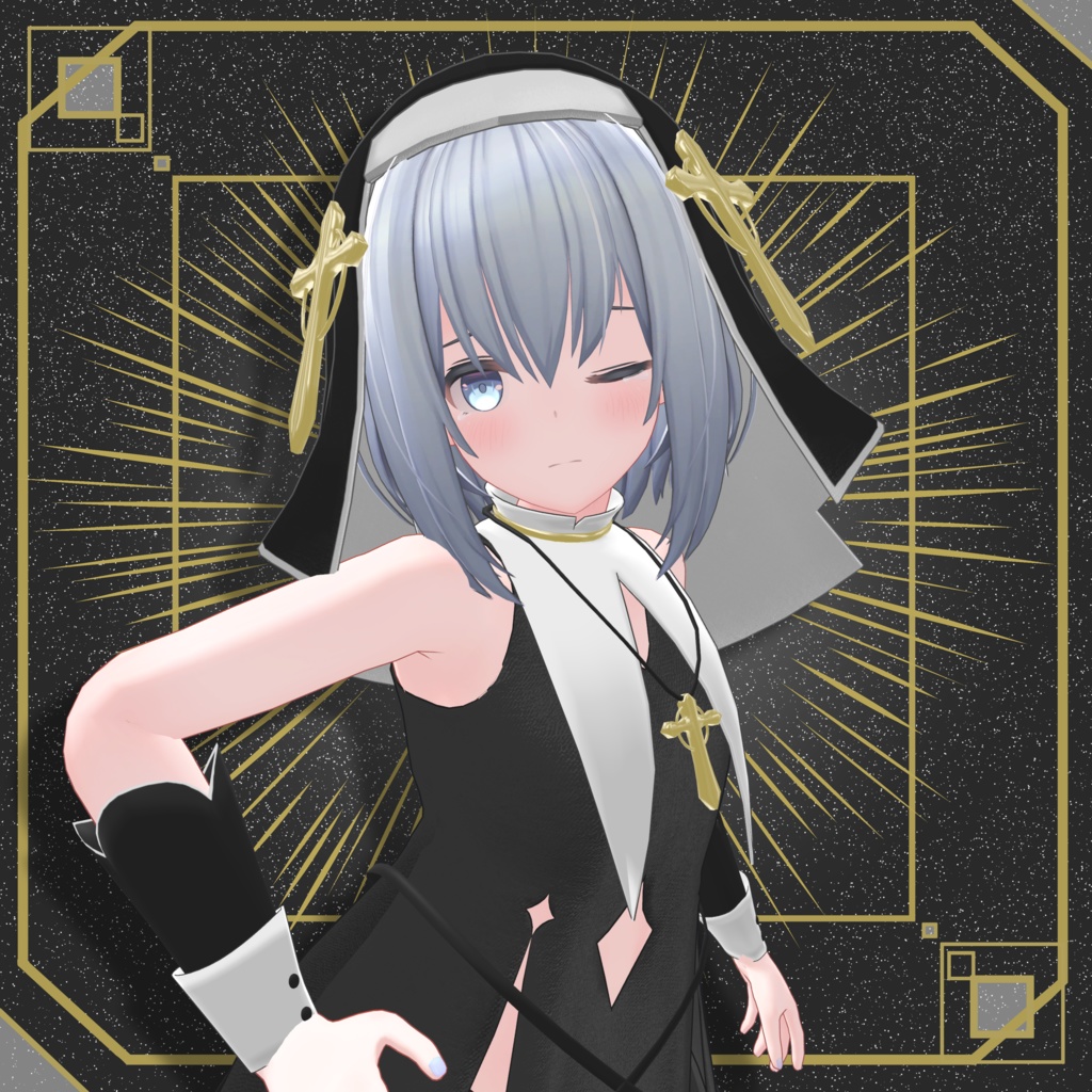 【2アバター&+Head対応】罪を許すシスター 6月まで200円OFF