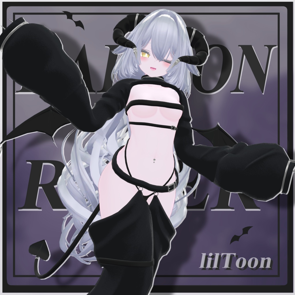 【ルルネ対応】daemon ruler 🦇　　　1月まで200円OFF