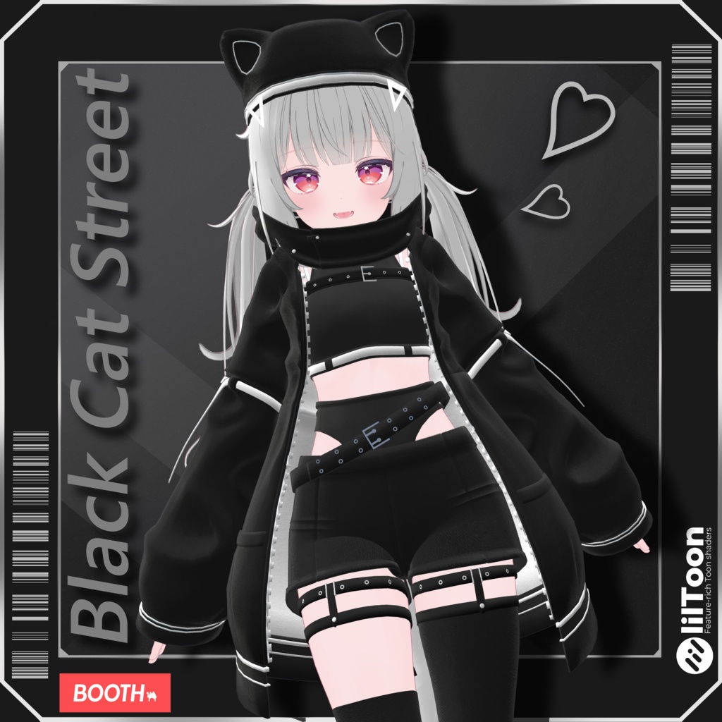 【4アバター対応対応】Black Cat Street 4月20日まで200円OFF