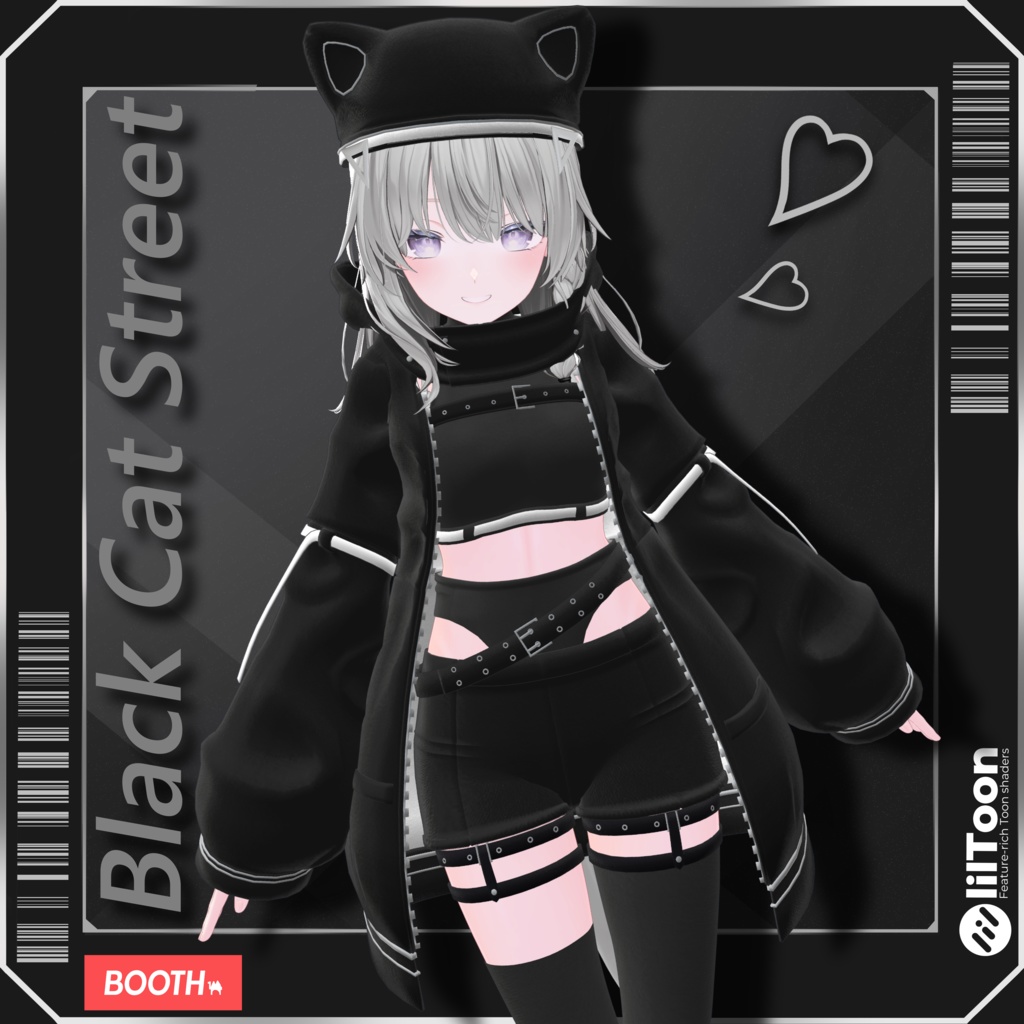 【4アバター対応対応】Black Cat Street 4月20日まで200円OFF