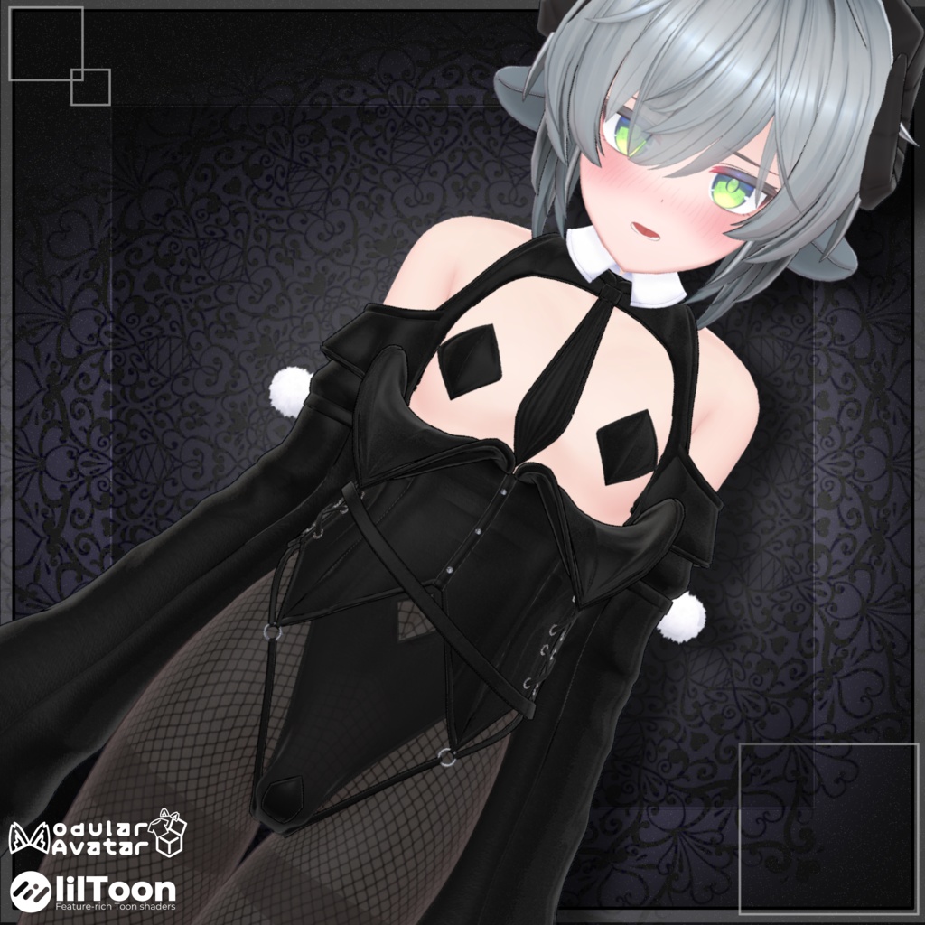 【+head ルナト モルン ネビア ネージュ対応】はん逆バニー 春まで200円OFF