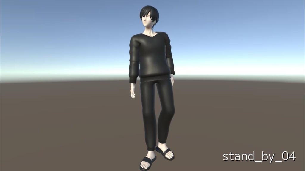 男性アバター向け待機モーション集_02 通常版無料