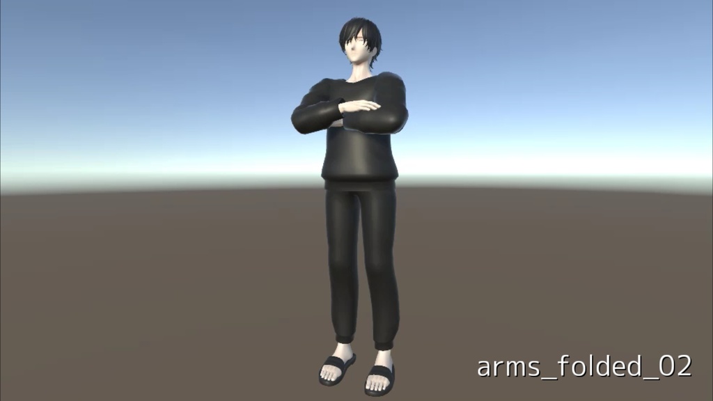 男性アバター向け待機モーション集_02 通常版無料