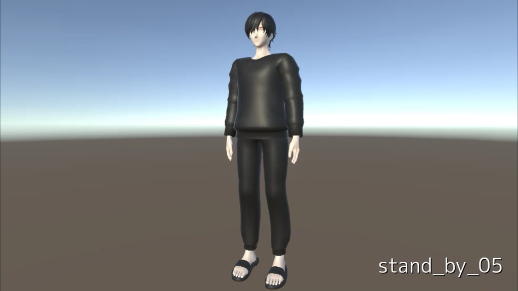 男性アバター向け待機モーション集_02 通常版無料