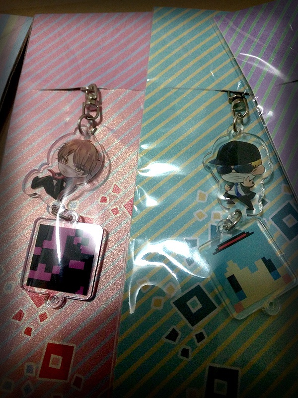 実況者連結アクリルストラップ(ver2)