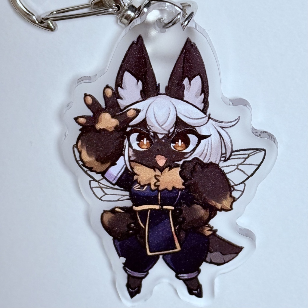 【関西けもケット10】ビーキャットちゃんアクキー(4cm)