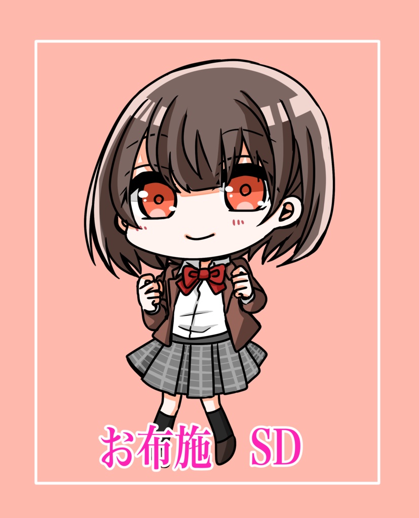 TRPG_フリー女性_立ち絵_制服