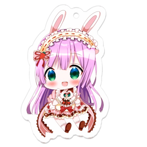 宇佐木そらミニキャラアクリルキーホルダー(通常・バレンタインそら)