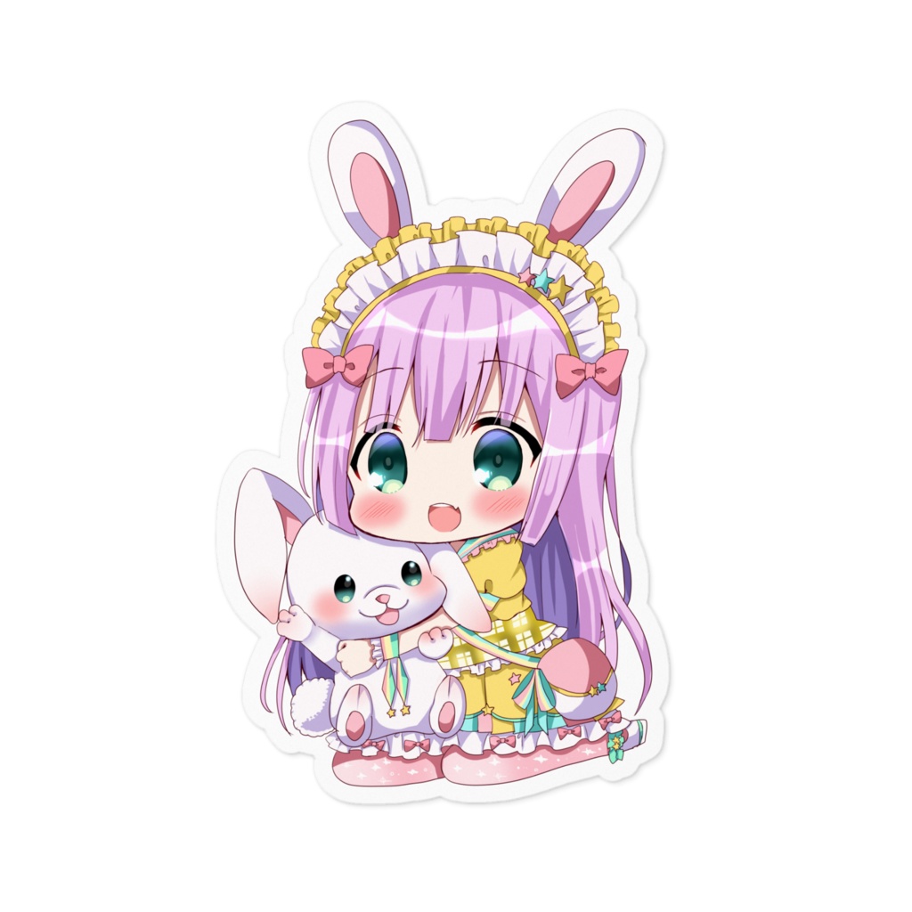 宇佐木そら ミニキャラステッカー（通常・バレンタインそら）