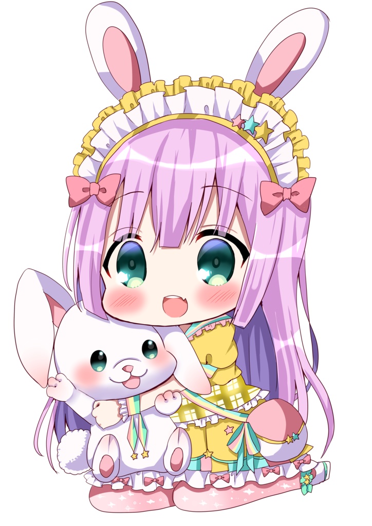 宇佐木そら ミニキャラステッカー(通常・バレンタインそら)