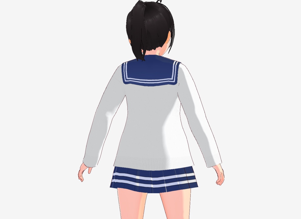 無料配布】セーラー服＋カーディガン【VRoid】 - tokinobox - BOOTH