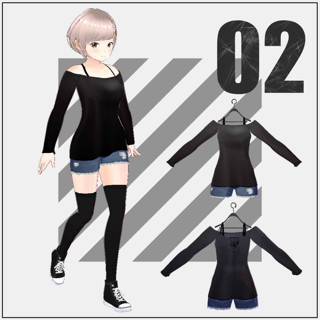 肩だしシャツ【11/30更新 クリスマス仕様追加】