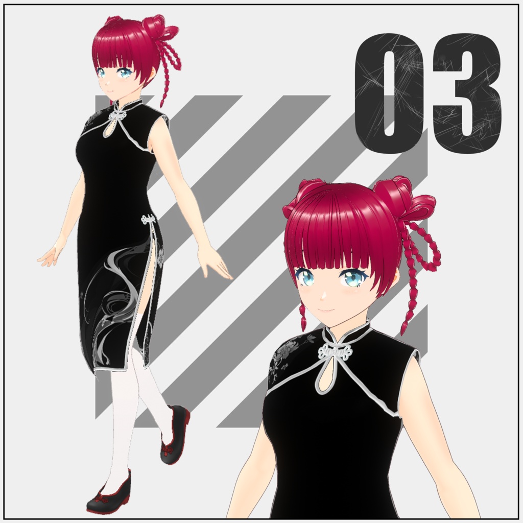 チャイナ服【VRoid】