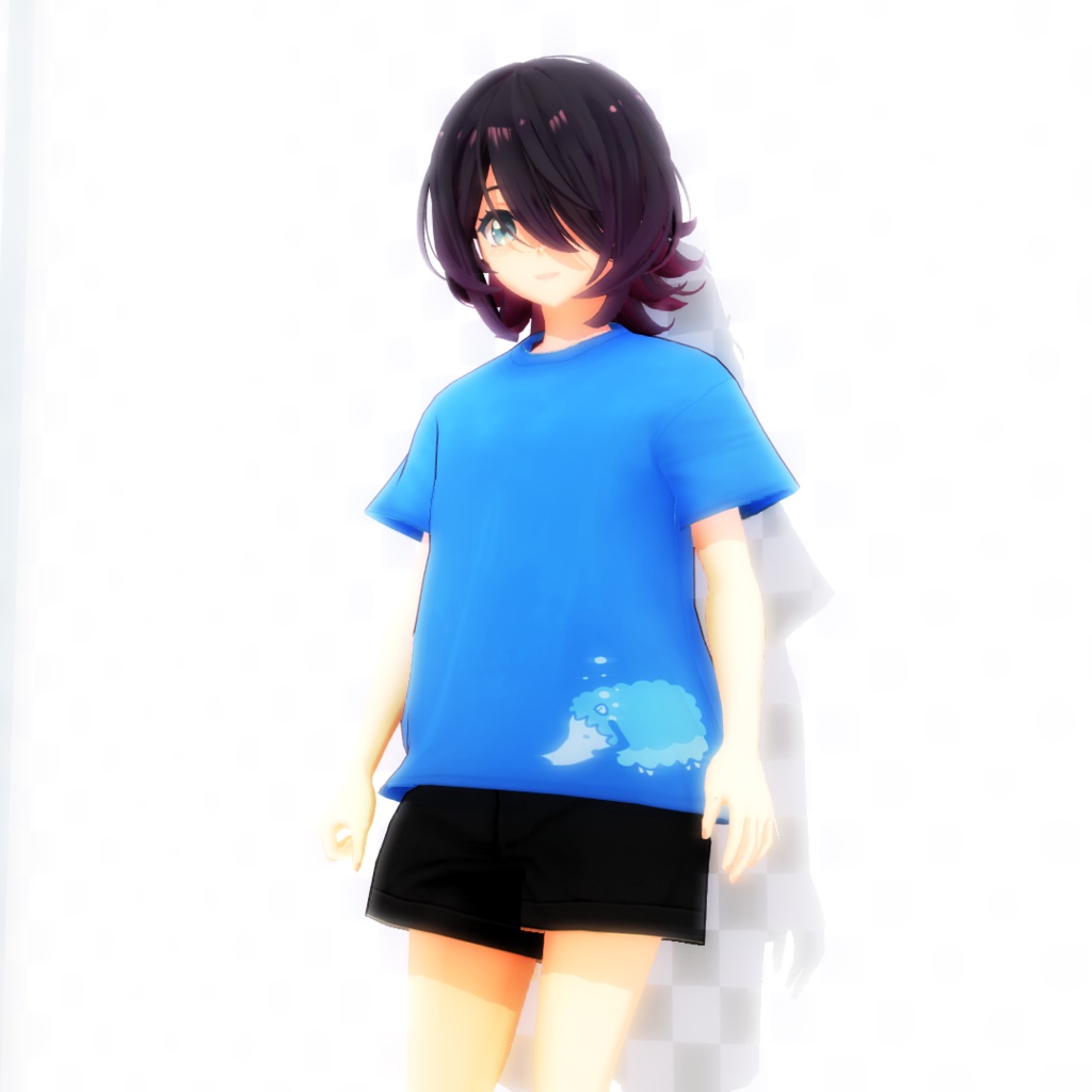 【無料】デザインTシャツ (adasinoTshirt (化野Tシャツ))【VRoid 】