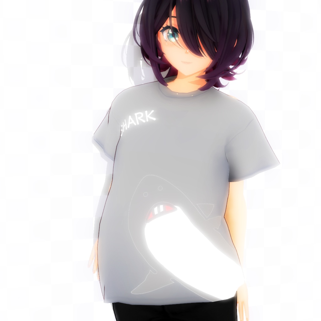 【無料】デザインTシャツ (adasinoTshirt (化野Tシャツ))【VRoid 】