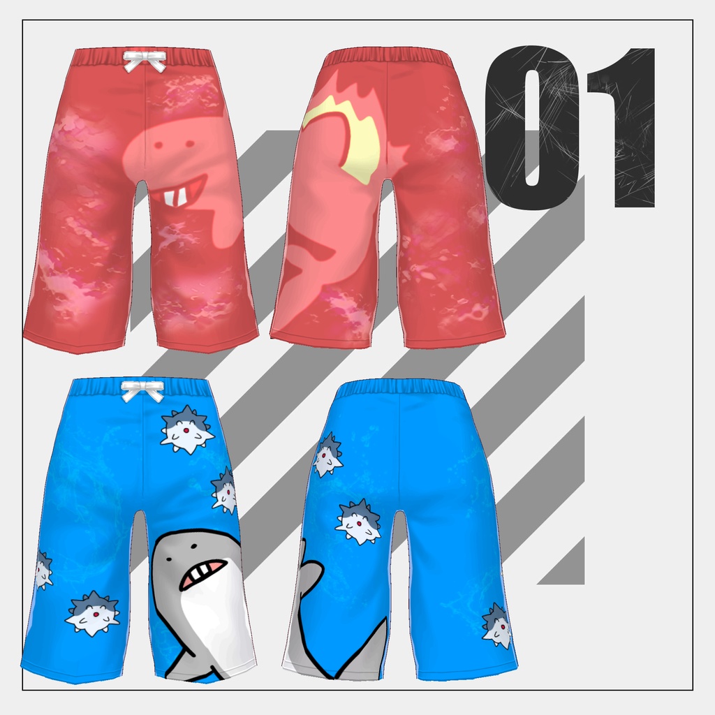 【無料】海パン (adasino swimming trunks (化野海パン))【VRoid 】