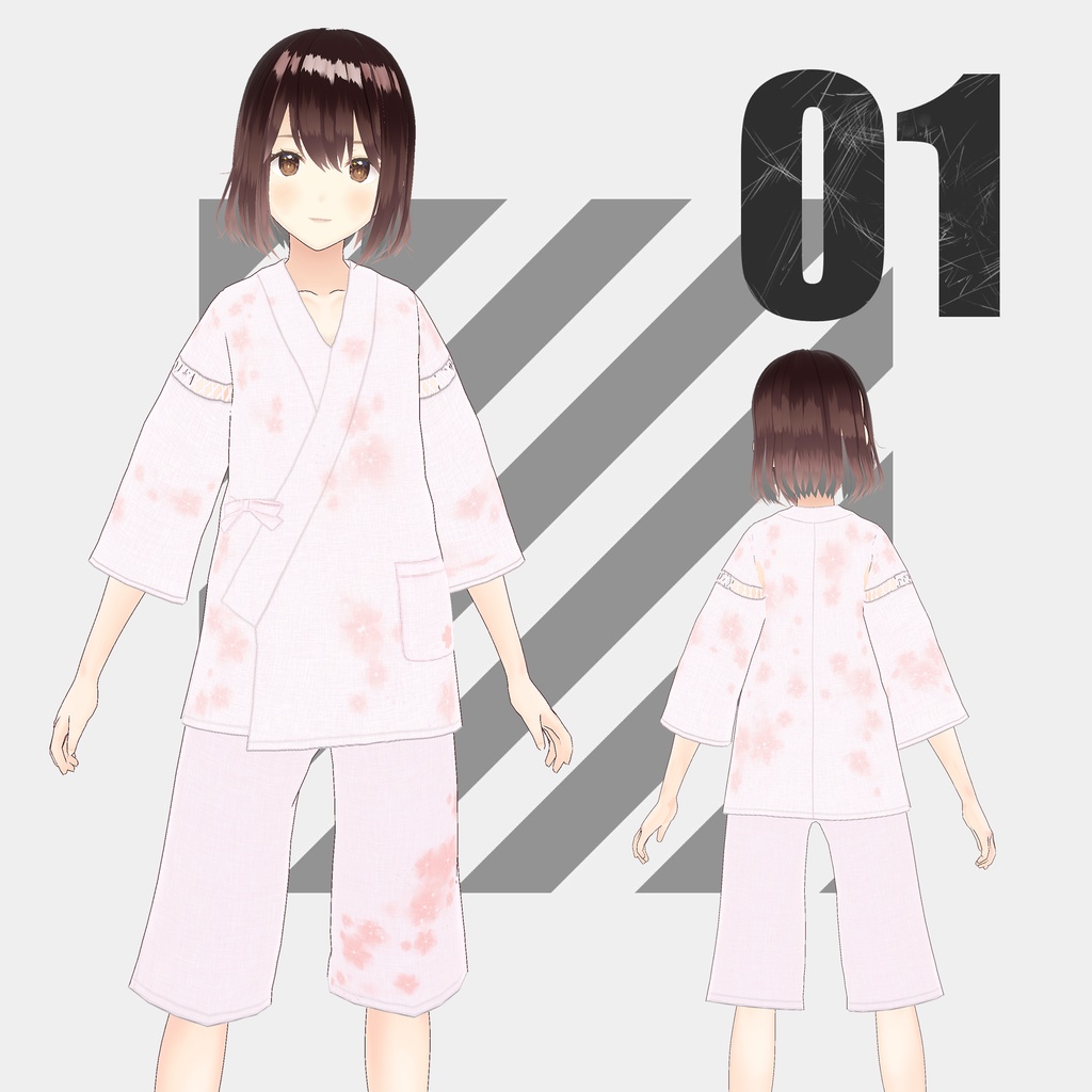 甚平【VRoid】