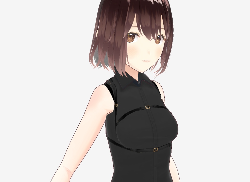 ボディスーツ製の衣装+ベルト【VRoid】