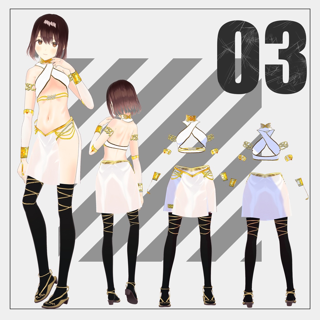 アラビアン風衣装【VRoid】